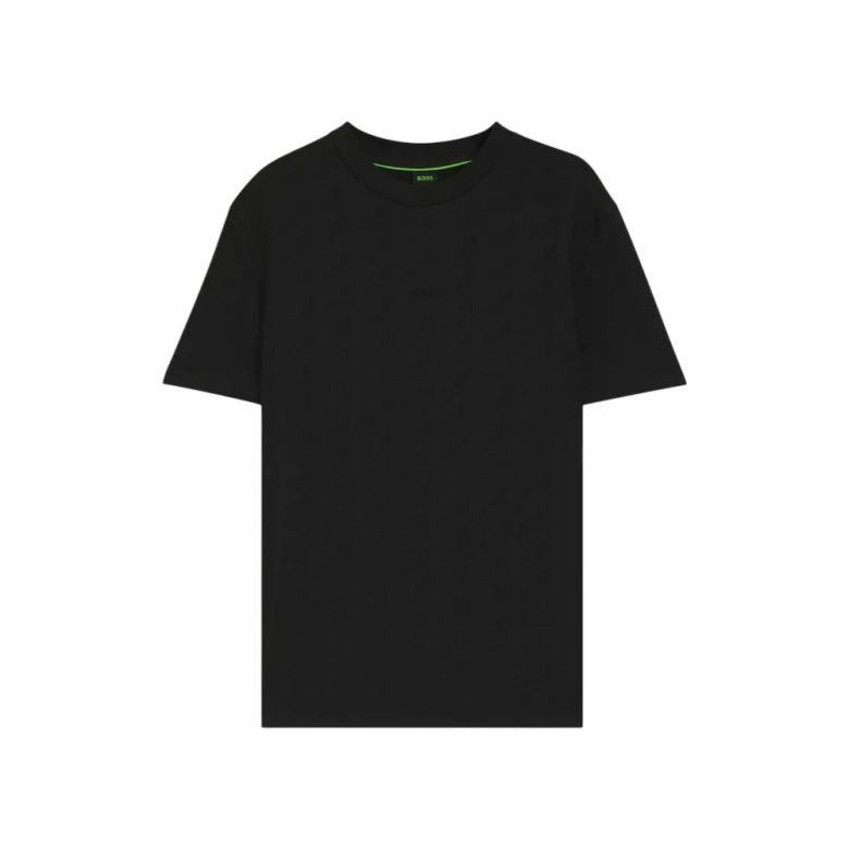 Cotton T-Shirt With Jacquard Pattern 4