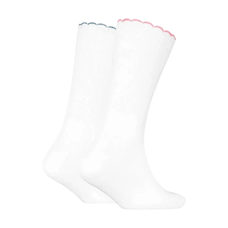 Girls Scallop Edge Sock 1
