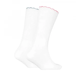 Girls Scallop Edge Sock 1