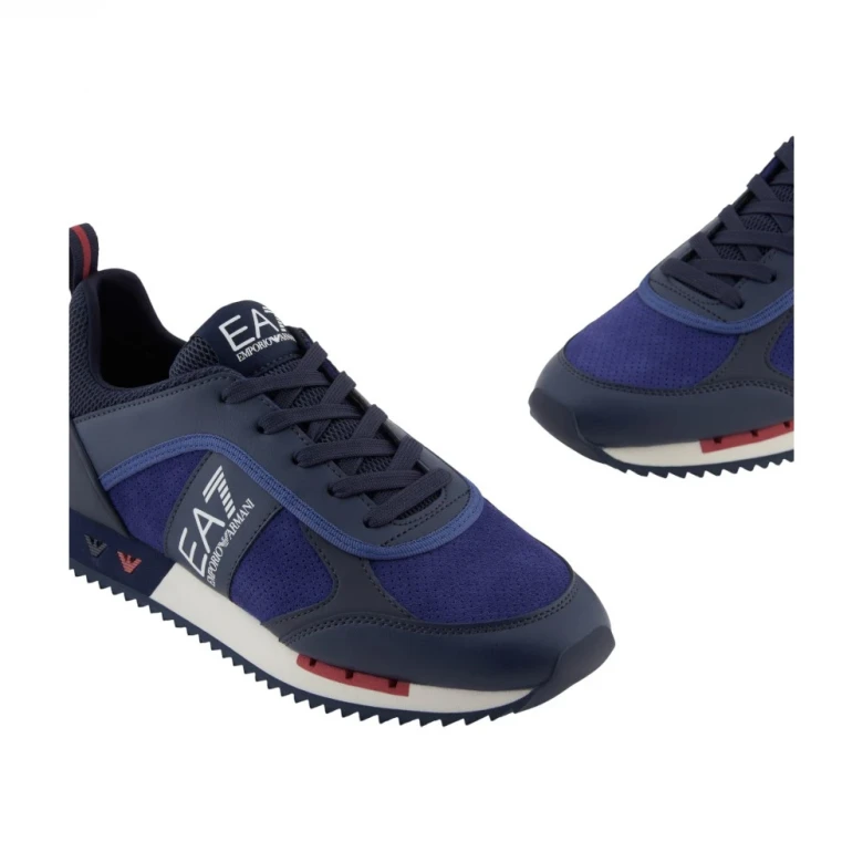 Sneaker Black And White Suede 4