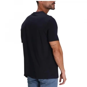 T-shirt Aus Stretch-baumwolle Mit Kontrast-logo 2