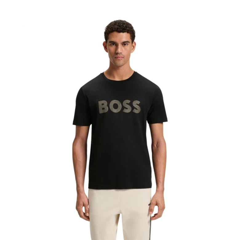 Gloss-logo T-shirt In Pima Cotton
