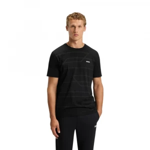 Cotton Jersey T-Shirt With Mixed-Print Logo