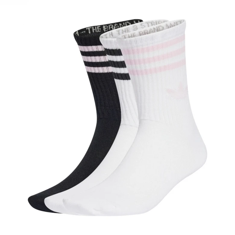 3-Stripes Crew Socks 3 Pairs