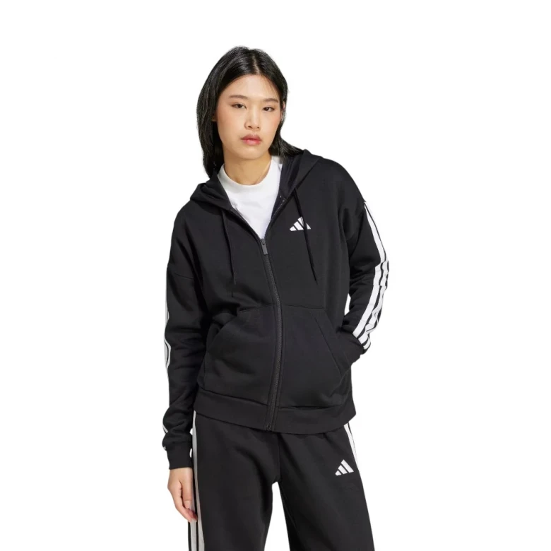 Essentials 3-Stripes Full-Zip Fleece 2