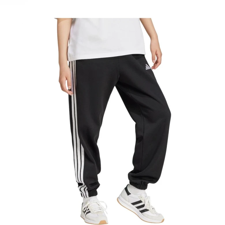 Essentials 3-Stripes Fleece Loose-Fit 2