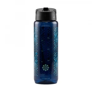 бутылка для воды nike tr renew recharge straw bottle 24 oz graphic blue void/black/green abyss/mint foam 24oz 1