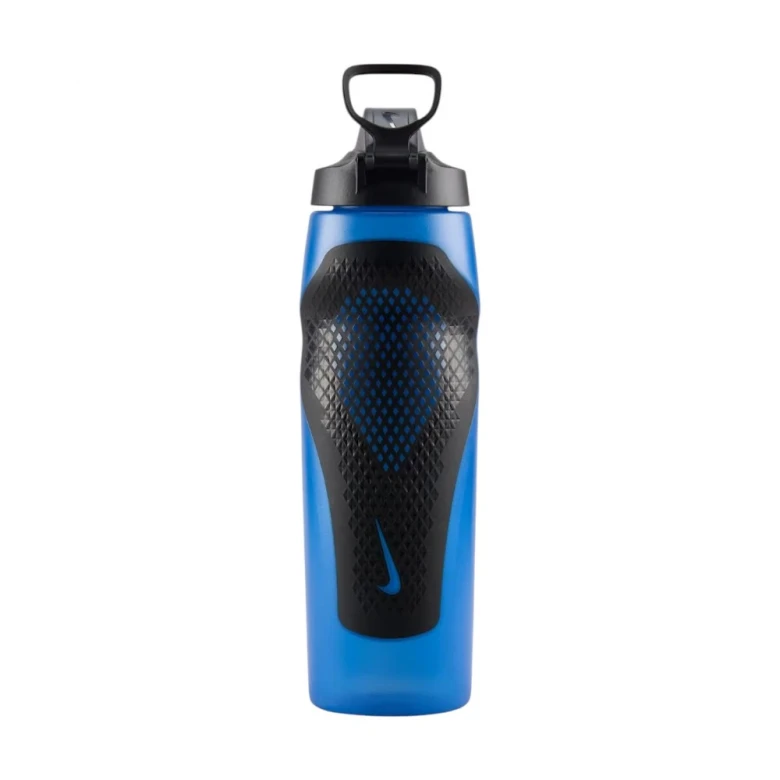 бутылка для воды nike refuel bottle locking lid 32 oz game royal/black/silver iridescent 32oz 1