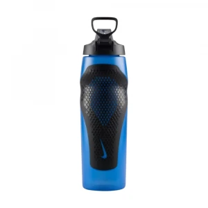 бутылка для воды nike refuel bottle locking lid 32 oz game royal/black/silver iridescent 32oz 1