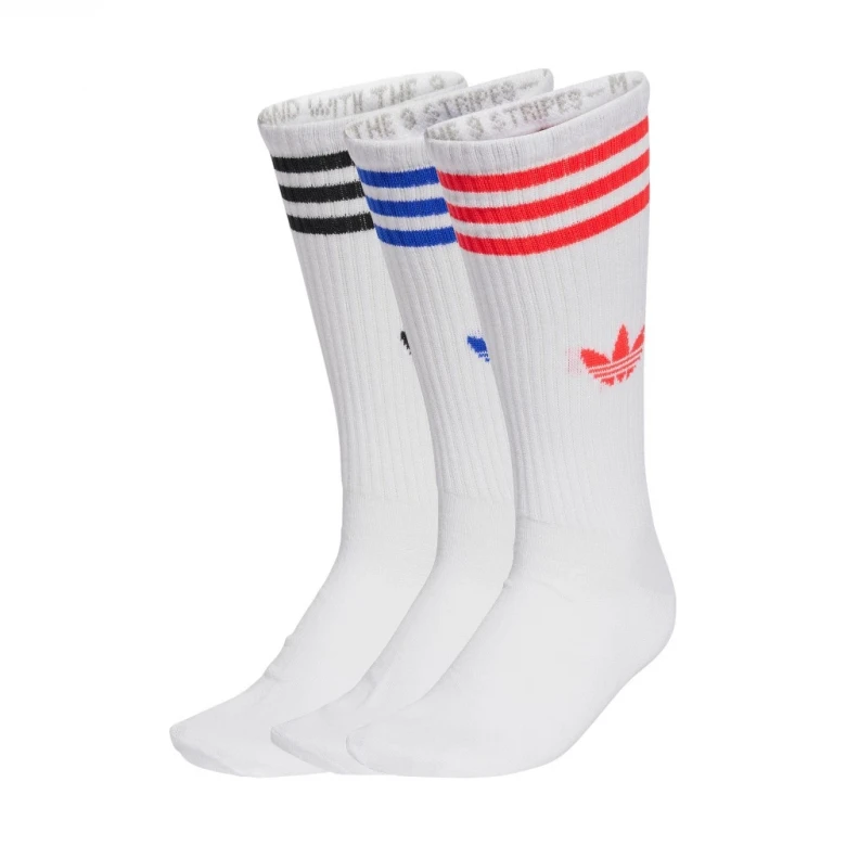3-Stripes High Crew Socks 3 Pairs