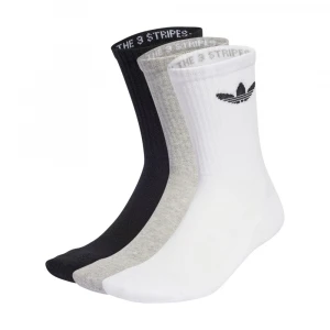 Trefoil Cushion Crew Socks 3 Pairs