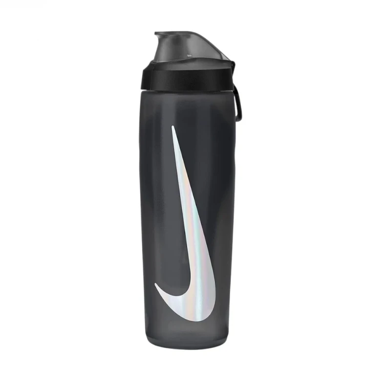 бутылка для воды nike refuel bottle locking lid 24 oz anthracite/black/silver iridescent 24oz