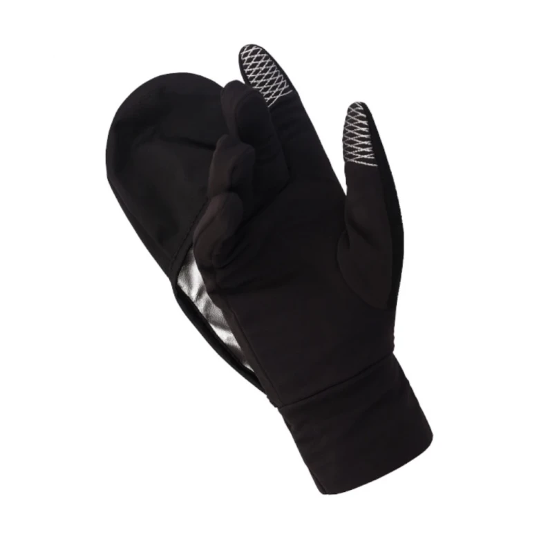 Woman 2-In-1 Gloves With Laminated Fold-Back Mitten 4