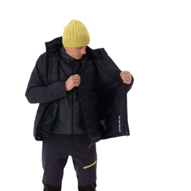 Man Jacket Zip Hood Detachable Inn.Jacket 4