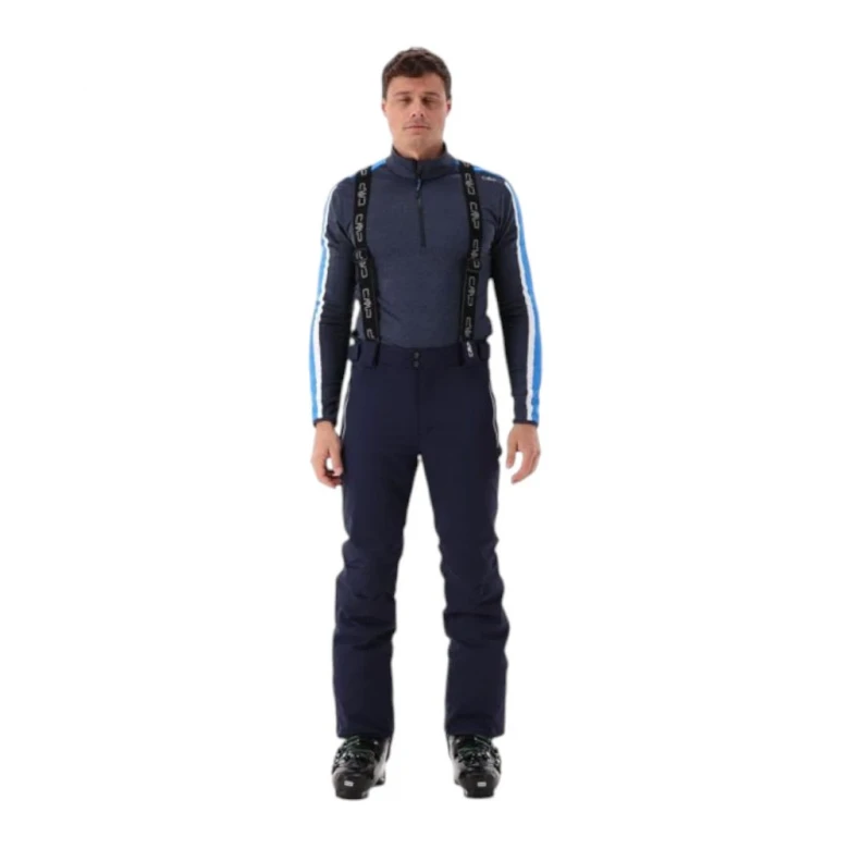 Men's Stretch Ski Pants in Plain Hues