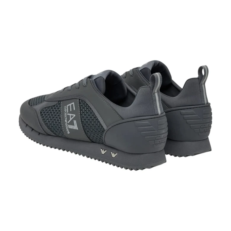 кроссовки sneaker black and white mesh+e 2