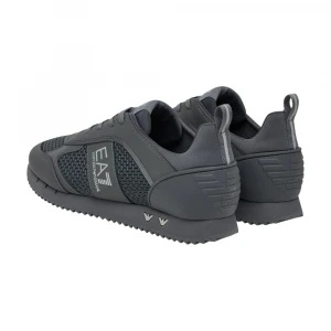 кроссовки sneaker black and white mesh+e 2