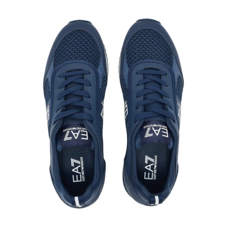 кроссовки sneaker black and white mesh+e 2