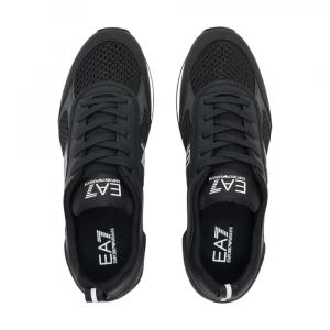 кроссовки sneaker black and white mesh+e 2