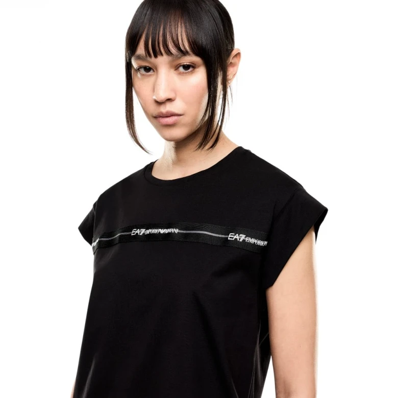 Logo Series Cotton Knit T-Shirt 2