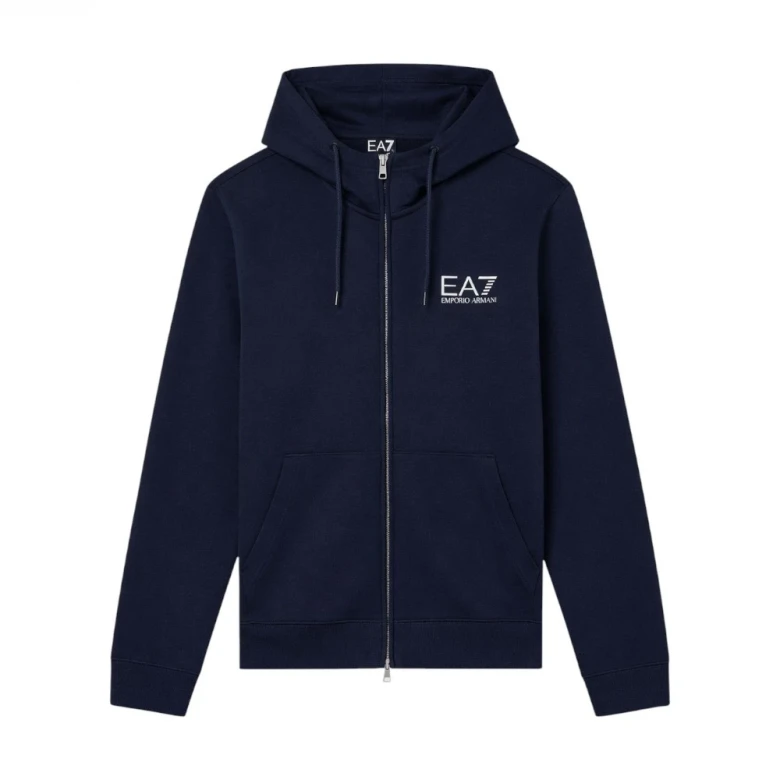 Visibility Cotton Hooded Zip-Up Sweatshirt