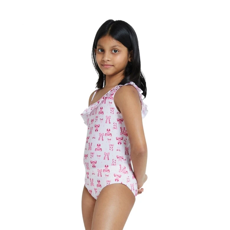 купальник 1pc swim suit with frill-aop (girls) 2