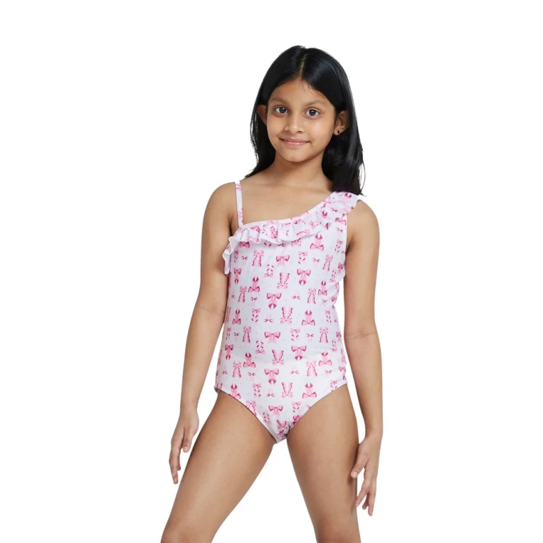 купальник 1pc swim suit with frill-aop (girls)
