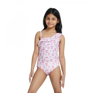 купальник 1pc swim suit with frill-aop (girls)