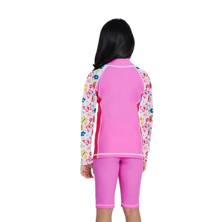 лонгслив для плавания rashguard long sleeve-aop sleeve (girls) 0