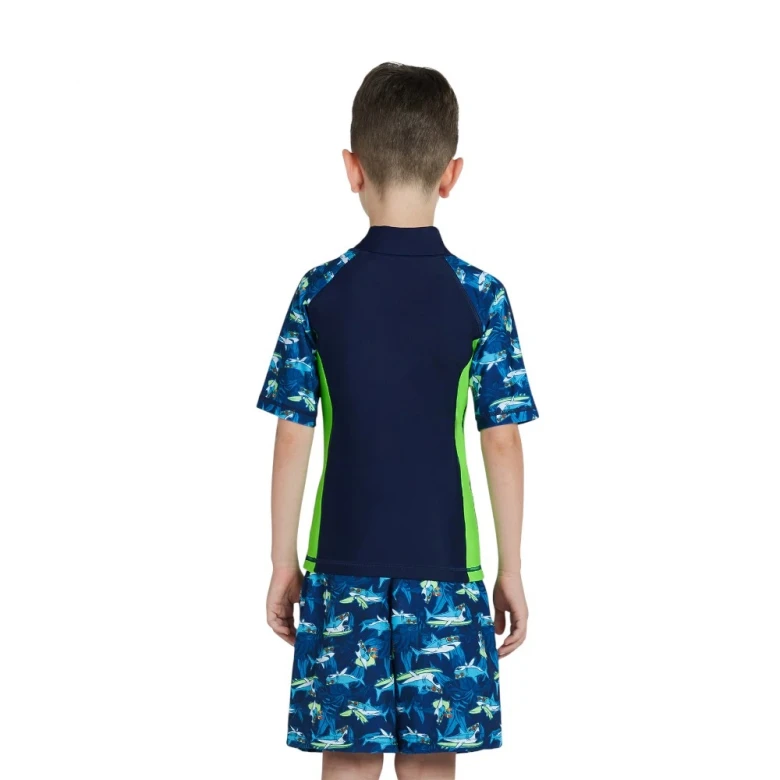 футболка для плавания rashguard short sleeve (boys) 1