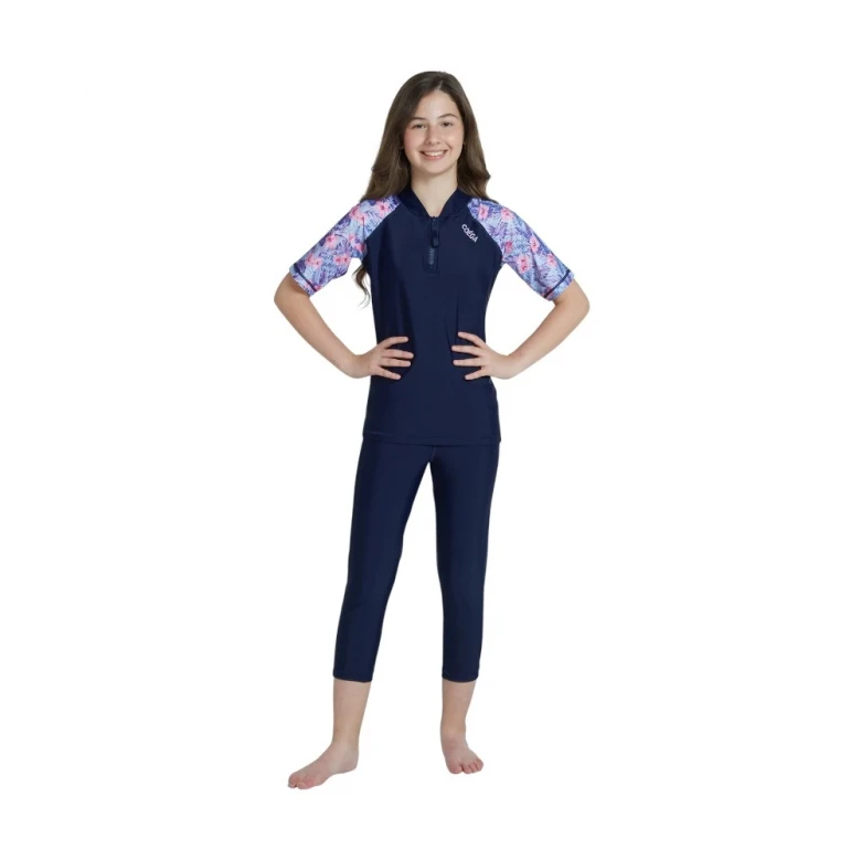леггинсы для плавания swim tights 3/4 (girls) 3