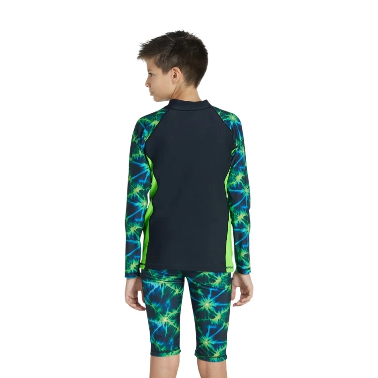лонгслив для плавания rashguard long sleeve-aop sleeves (boys) 1