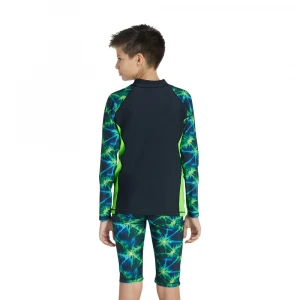 лонгслив для плавания rashguard long sleeve-aop sleeves (boys) 1
