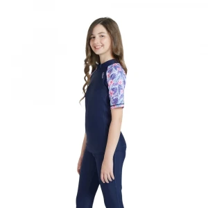 футболка для плавания rashguard short sleeve (girls) 2