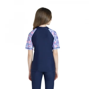 футболка для плавания rashguard short sleeve (girls) 1