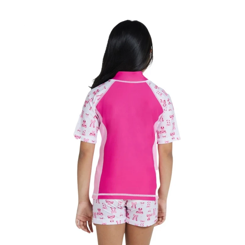 футболка для плавания rashguard short sleeve (girls) 1