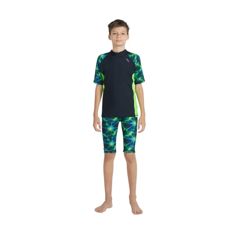 футболка для плавания rashguard short sleeve (boys) 3
