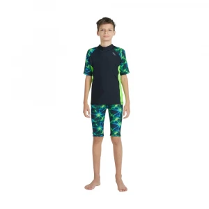 футболка для плавания rashguard short sleeve (boys) 3