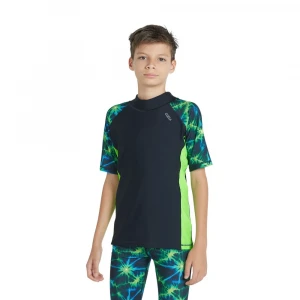 футболка для плавания rashguard short sleeve (boys)