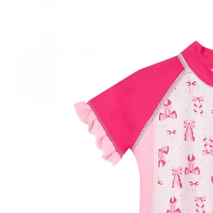 костюм для плавания 2pc suit with zip & frill-long sleeve (baby girls) 2