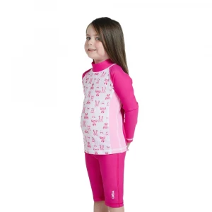 лонгслив для плавания rashguard long sleeve-aop in front (girls) 2