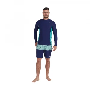 лонгслив для плавания rashguard long sleeve-solid (mens) 3