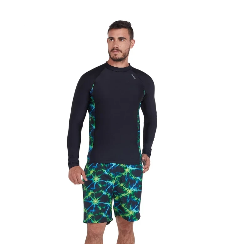 лонгслив для плавания rashguard long sleeve (mens)