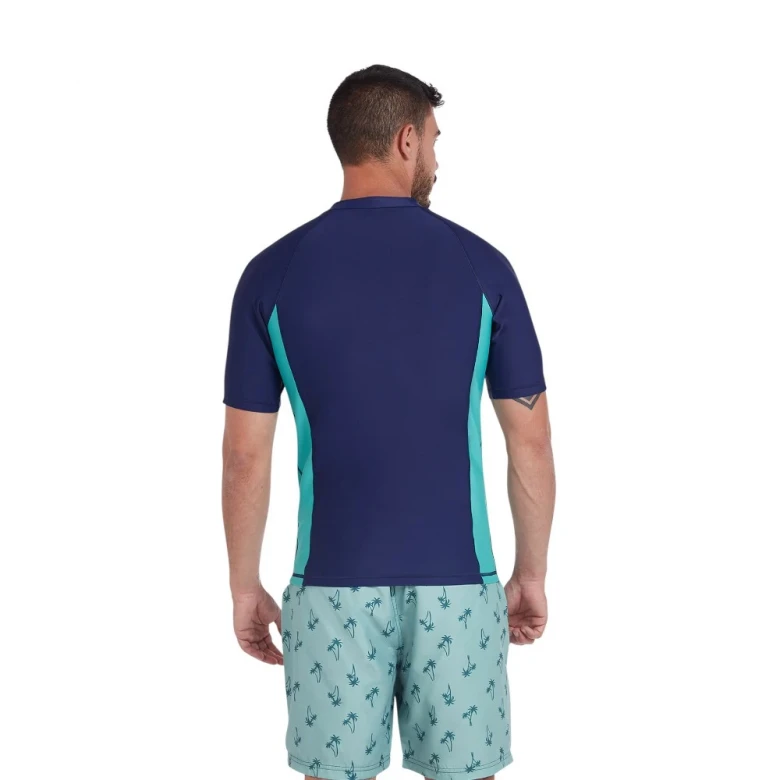 футболка для плавания rashguard short sleeve-solid (mens) 1