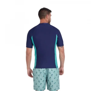 футболка для плавания rashguard short sleeve-solid (mens) 1