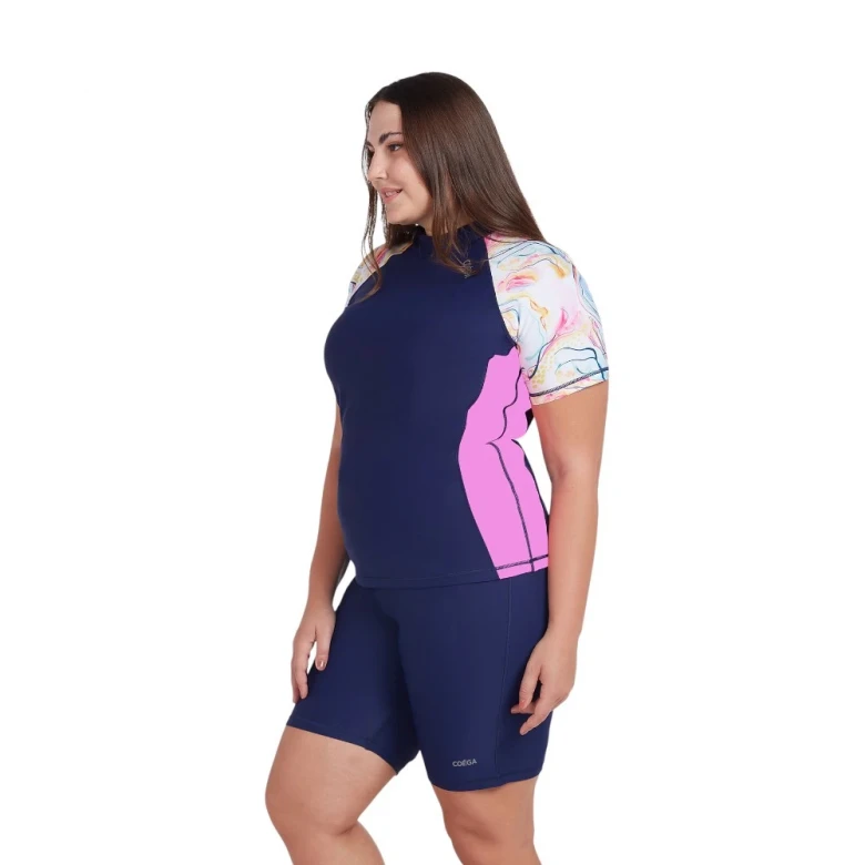 футболка для плавания rashguard short sleeve (ladies) 2