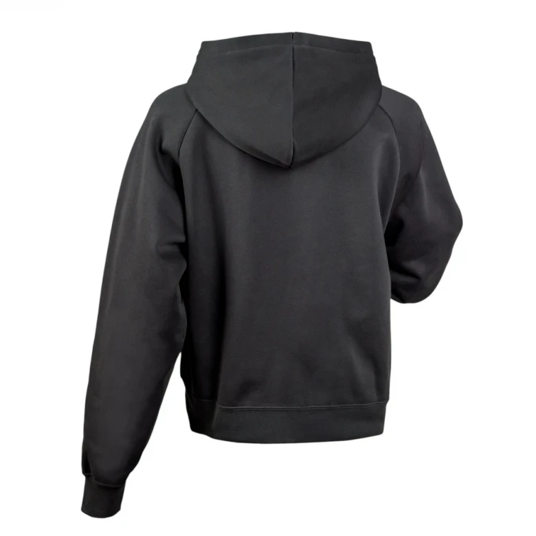 Ess Elevated Satin Fz Hoodie Fl 1