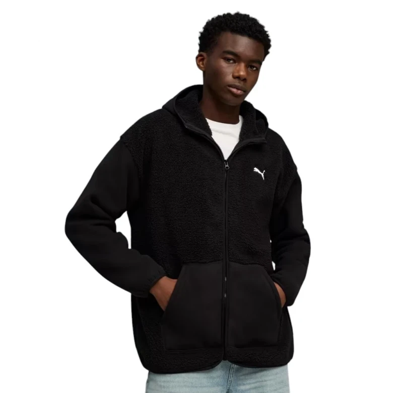 Ess Elevated Relaxed Winterized Full-Zip Hoodie Sherpa