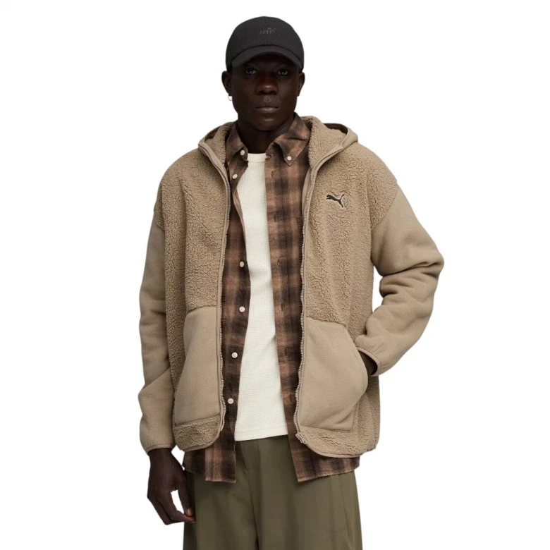 Ess Elevated Relaxed Winterized Full-Zip Hoodie Sherpa 2