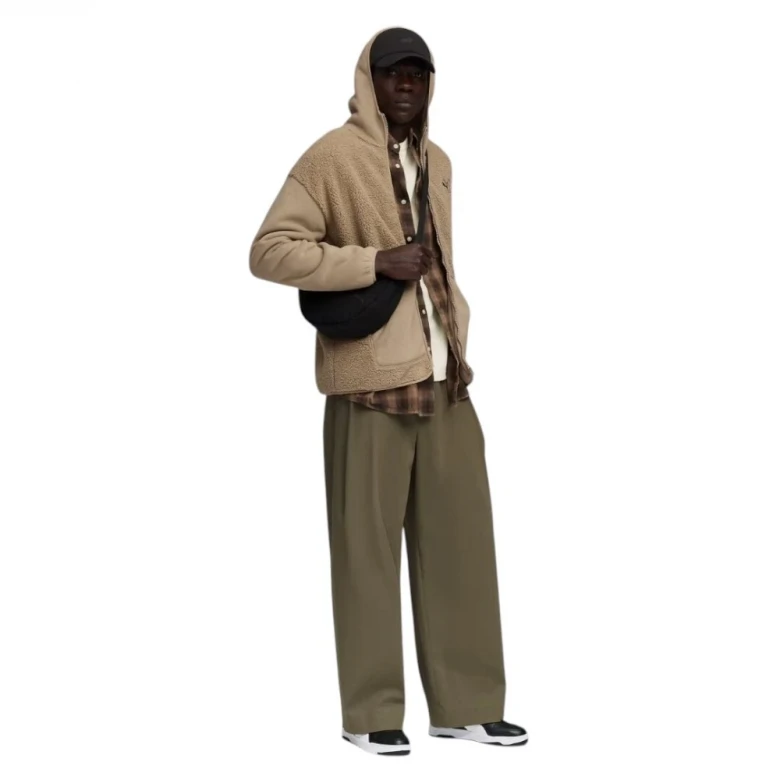 Ess Elevated Relaxed Winterized Full-Zip Hoodie Sherpa 4